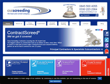 Tablet Screenshot of cscscreeding.co.uk